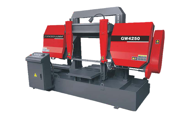 蓬溪GW4250双柱龙门卧式带锯床